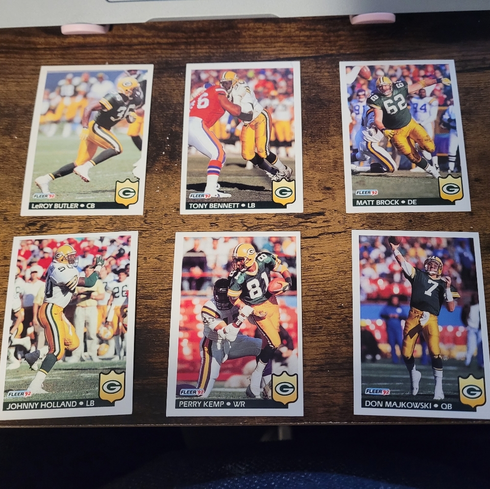 🏈1992 Fleer Green Bay Packers Team Set